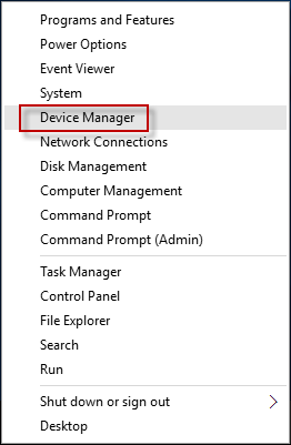 select device manager