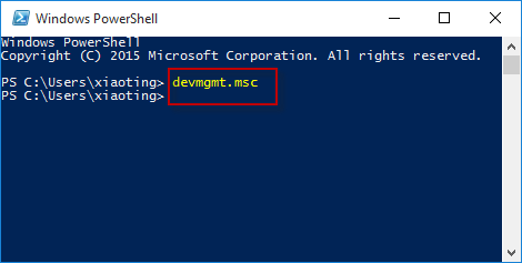 type command in powershell