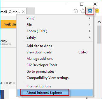 Acerca de Internet Explorer
