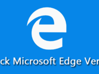 check Microsoft Edge version
