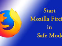 start firefox in safe mode