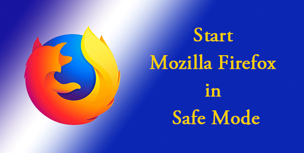 start firefox in safe mode