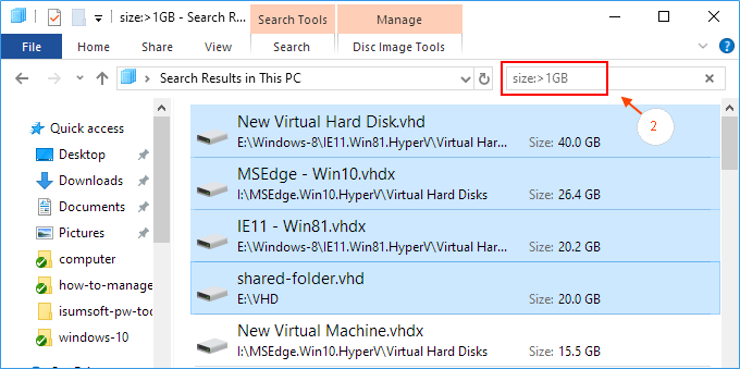 Find and delete large files