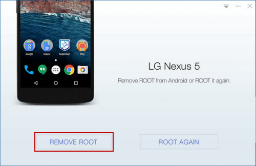 Remove Root from Android