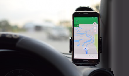 Use Android phone as an in-car GPS