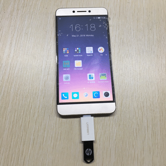 connect USB to Android phone