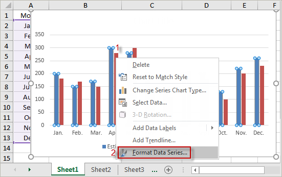 right click estimated amount