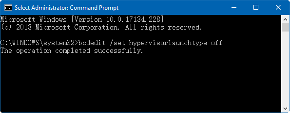 Turn Hyper-V off