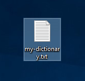 Dictionary File