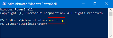 launch widnows powershell window