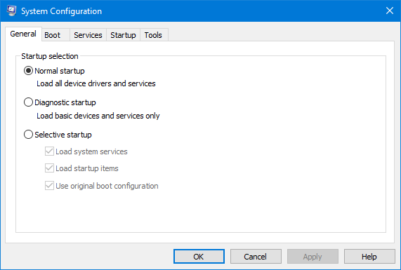 open system configuration