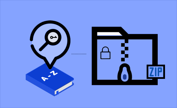 Recover zip password via dictionary