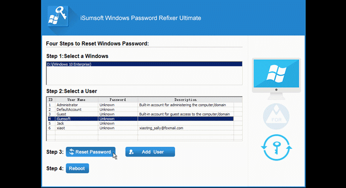 Reset Windows password