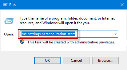 open run dialog box