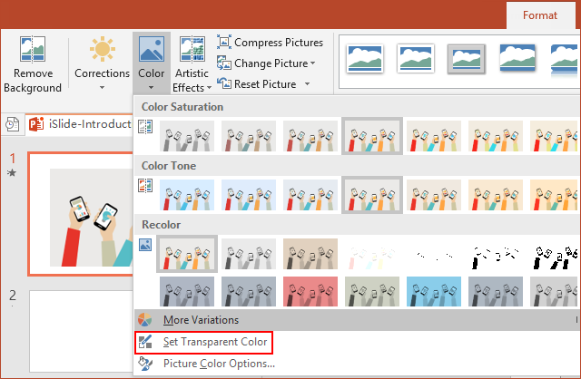 How to Make an Image Background Transparent in PowerPoint