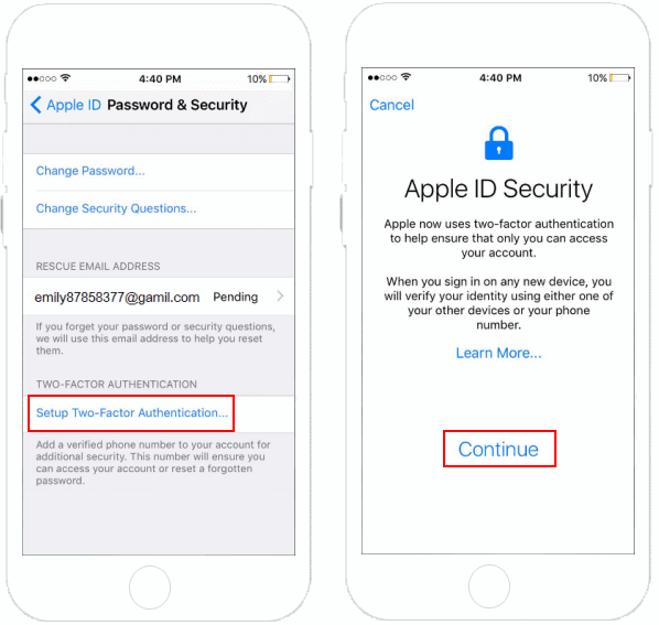 Настройка 2 fa для Apple ID