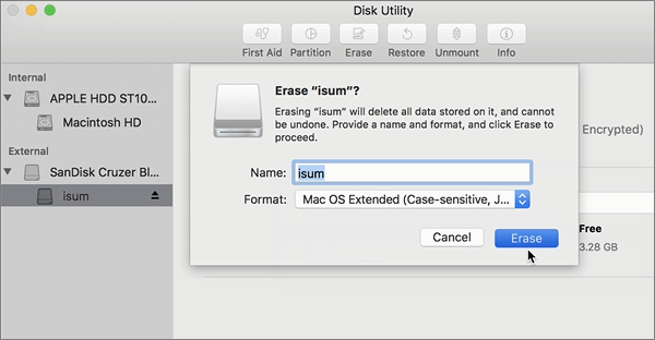 How to Encrypt External Mac without Erasing