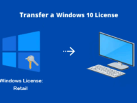 Transfer Windows 10 digital license