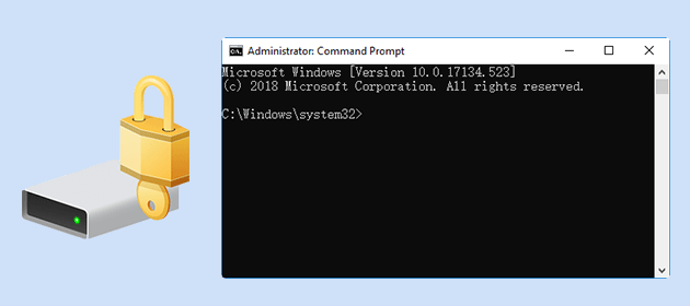 decrypt BitLocker drive with command line