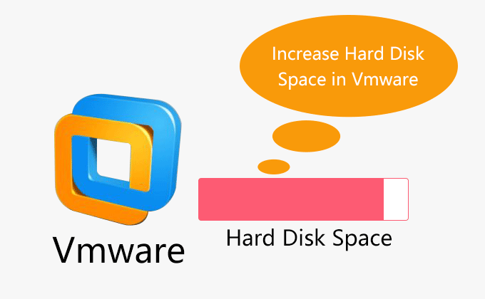 increase hard disk space in VMware