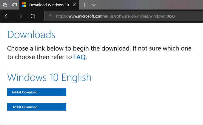 Descarga Windows 10 de 64 bits