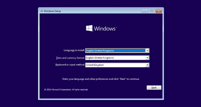 Install Windows