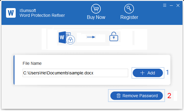 Remove Word password