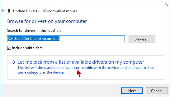 Let me pick from available drivers