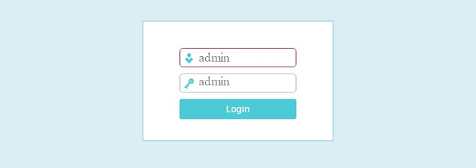 Login with admin