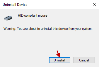 uninstall device