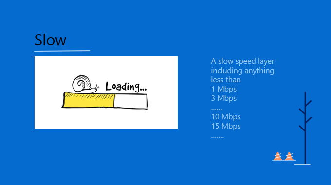 A slow internet