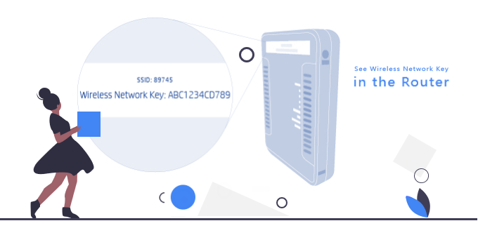 Find Wireless Network Security Key Password in Wireless Router