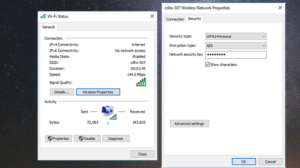 how to hide wifi password in windows 7