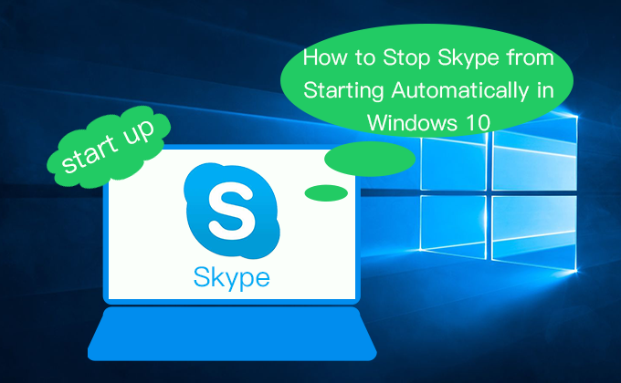 stop Skype from starting automatically