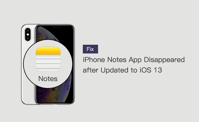 fix Notes app disappeared from iPhone