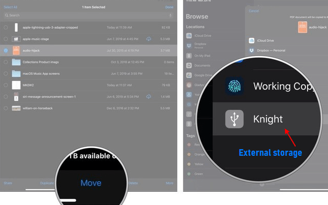 How to Move Files from iPhone or iPad to External Storage – iSumsoft