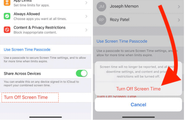 2 Ways To Turn Off Screen Time On Iphone Without Passcode