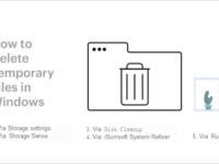 Delete temp files windows 10