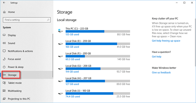 select Storage