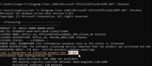 find office 2016 product key command line