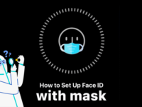 Unlock iPhone Face ID with a mask on