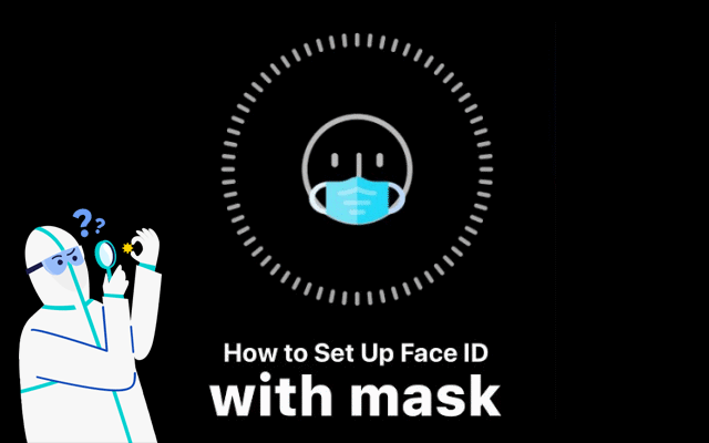 Unlock iPhone Face ID with a mask on
