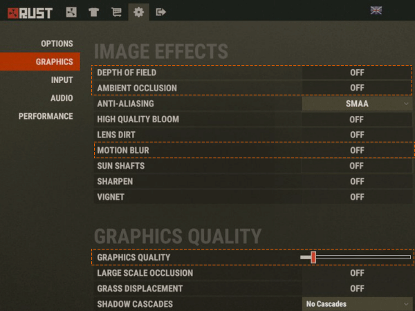 Change game’s graphics settings