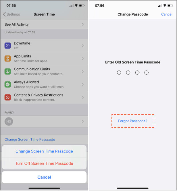 Forgot Screen Time passcode for iPhone? How to Recover or Remove