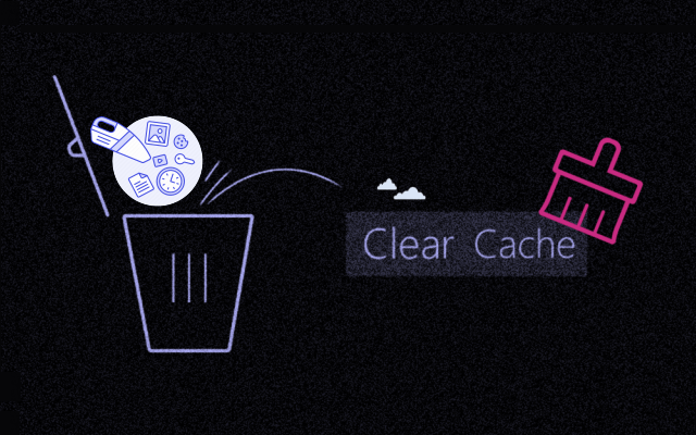 Clear cache on Windows 10