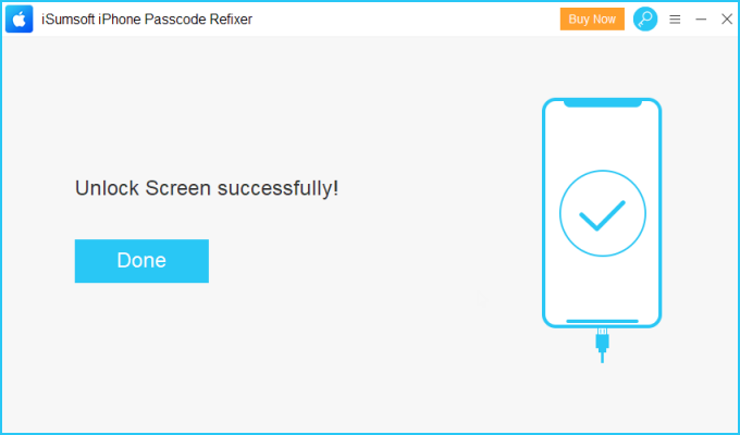 Unlock iPhone successfully