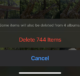 delete all photos from iPhone at once