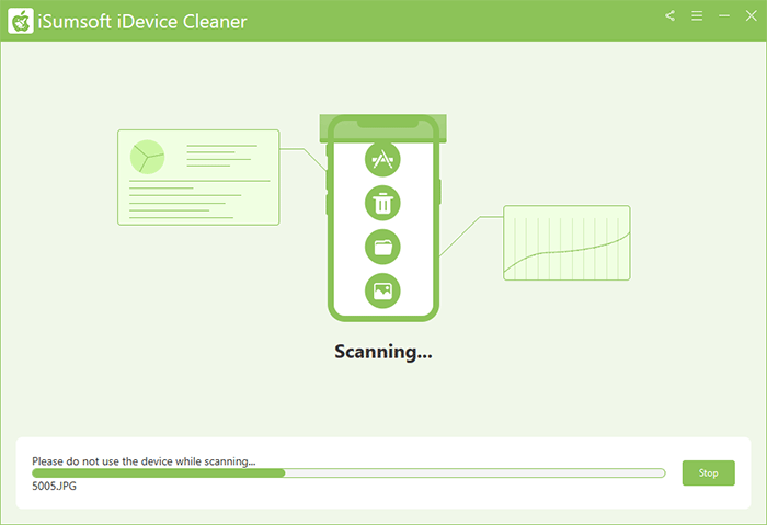scanning iPhone