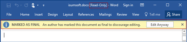 Word document is marked as Read-Only